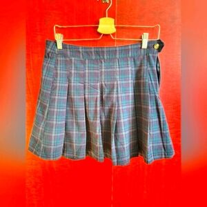 Plaid miniskirt
